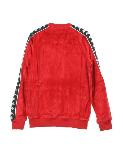 Kappa Hoodies & Sweatvesten ,Rood Track Jacket Rood/Zwart/Wit in het Red voor heren