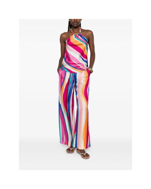 Marella Pink Wide Trousers