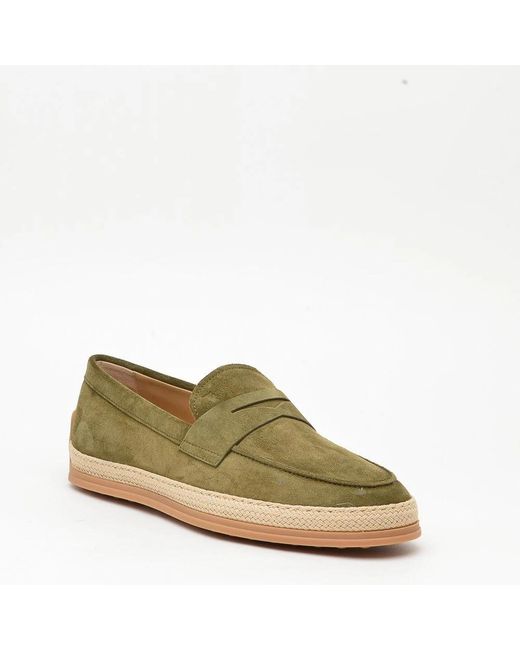 Tod's Green Loafers for men
