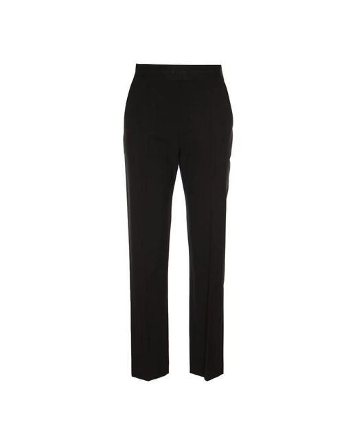 MSGM Black Slim-Fit Trousers