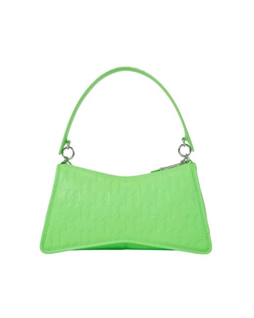 Karl Lagerfeld Green Handbags