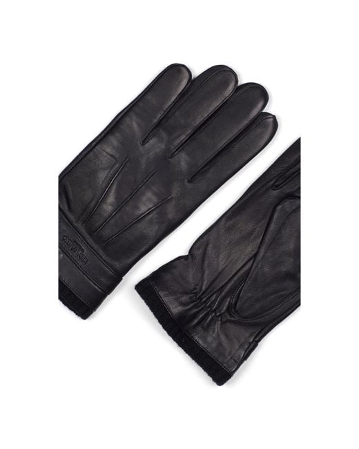Howard London Black Gloves for men