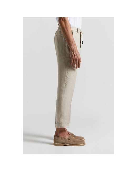 Peserico Ermenegildo Zegna Reine Leinen-Jogginghose in Natural für Herren