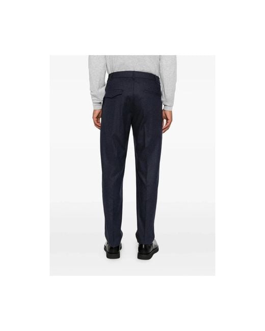 Tagliatore Blue Suit Trousers for men