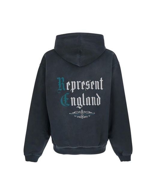 Represent Blue Zip-Throughs for men