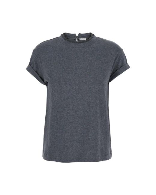 Brunello Cucinelli Gray T-Shirts