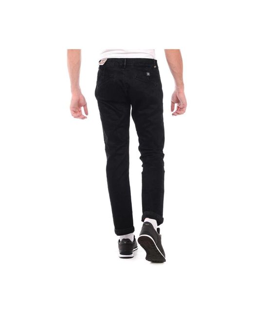 Daniele Alessandrini Black Slim Fit Jeans for men