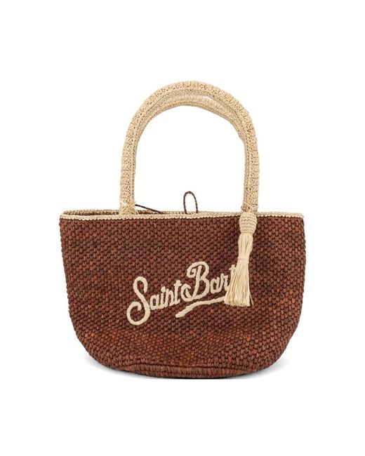 Mc2 Saint Barth Brown Shopping Bags