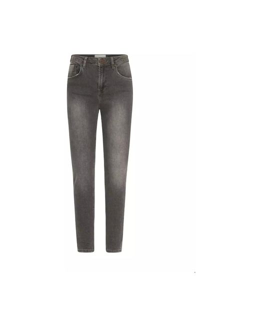One Teaspoon Gray Skinny Fit Jeans