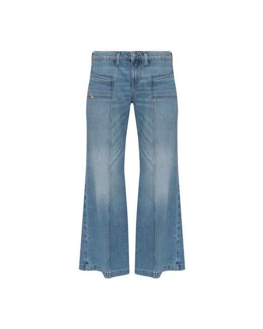 DIESEL Flared Jeans in het Blue