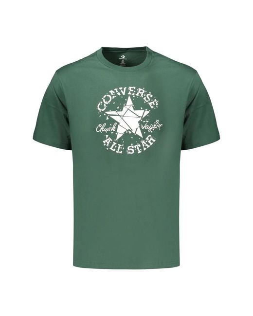 Converse Broken Glass T-Shirt in het Green voor heren
