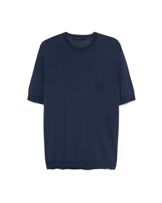 Low Brand Blue T-Shirts for men