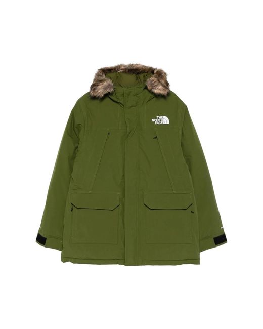The North Face Jassen ,Groen ,Leer Mc Murdo Parka in het Green voor heren