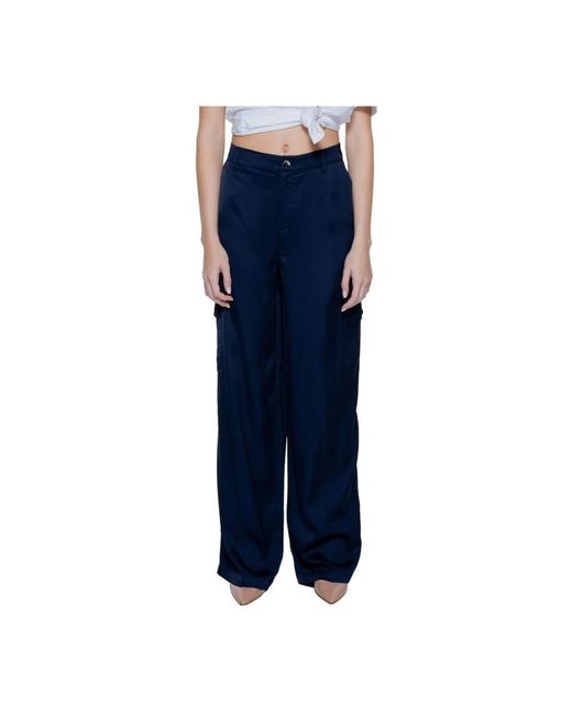 Street One Blue Wide Trousers