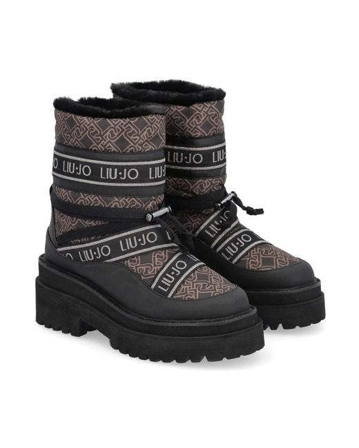 Liu Jo Black Winter Boots