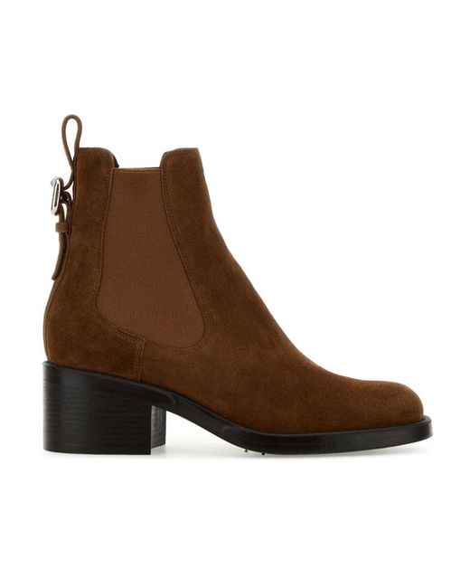 Chloé Brown Heeled Boots