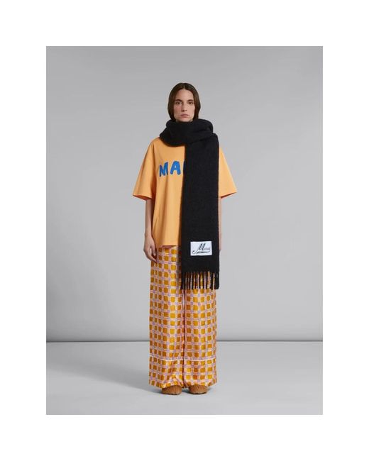 Marni Blue Alpakaschal