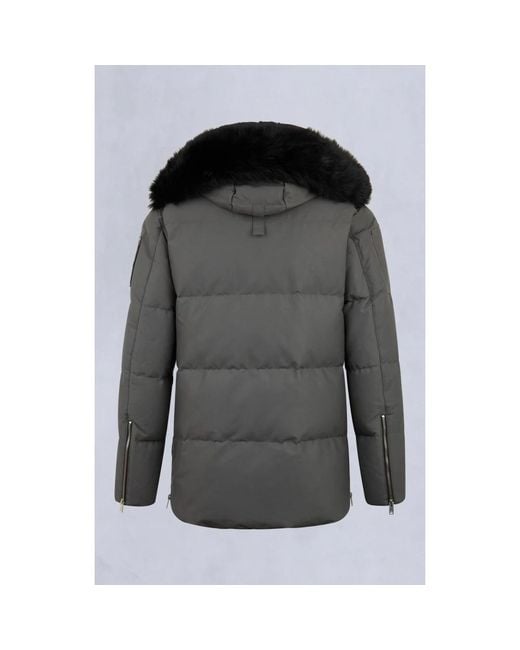 Moose Knuckles Gray Winter Jackets for men