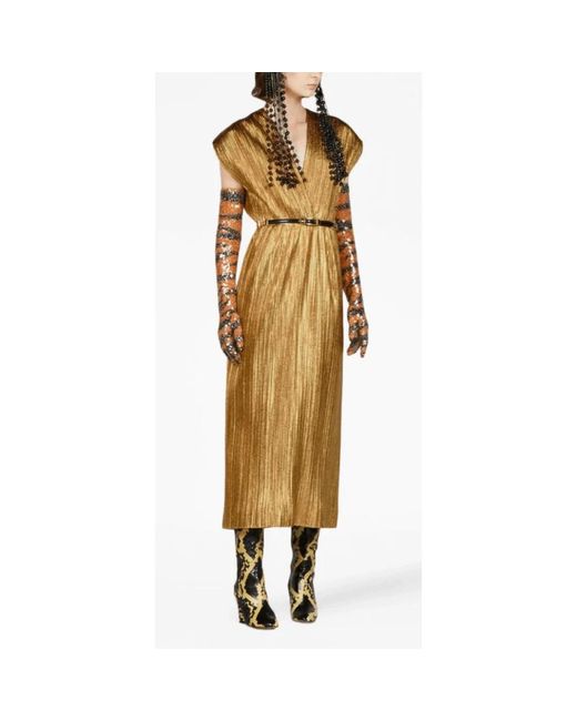 Gucci Metallic Maxi Dresses