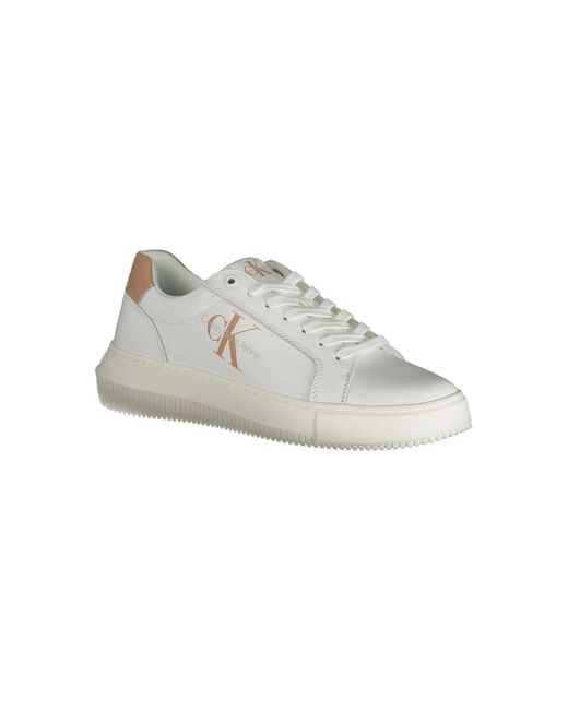 Calvin Klein White Weier polyester sneaker