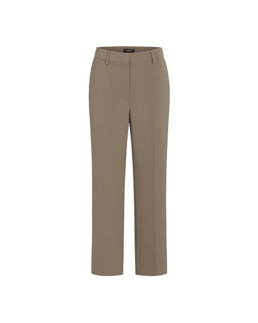Slim-Fit Trousers Bruuns Bazaar de color Gray