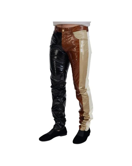 Dolce & Gabbana Black Slim-Fit Trousers for men