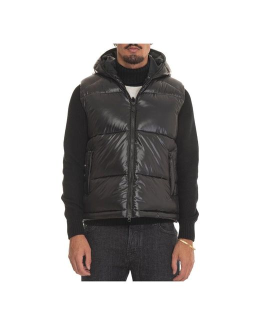 Save The Duck Black Vests for men