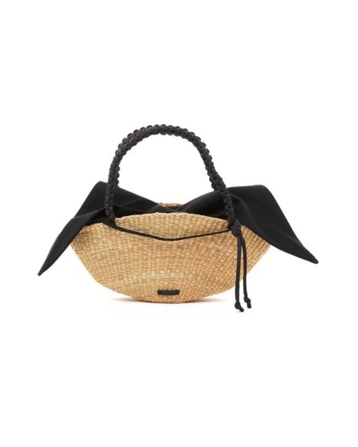 Handbags di Muuñ in Black