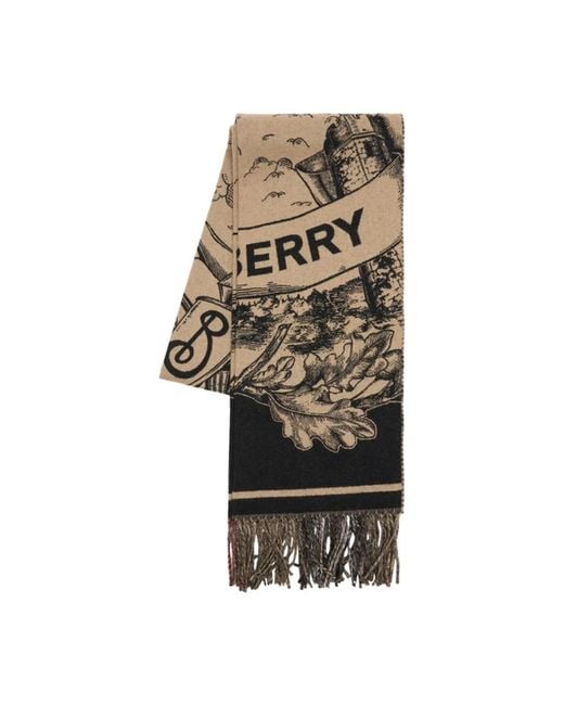 Burberry Natural Winter Scarves for men
