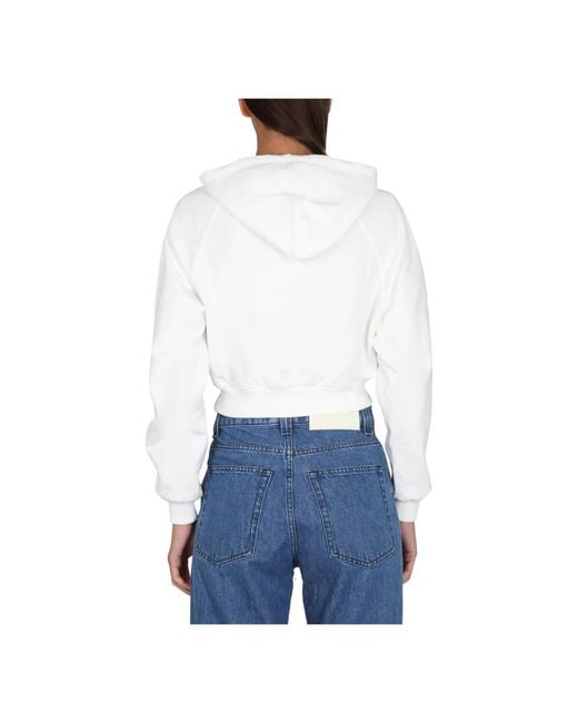 Sunnei White Hoodies