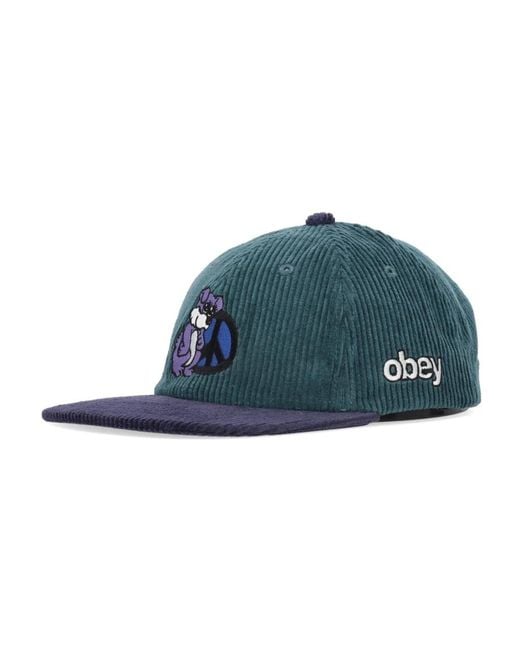 Obey Blue Hats & Caps for men