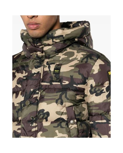 Winter Jackets Blauer pour homme en coloris Green