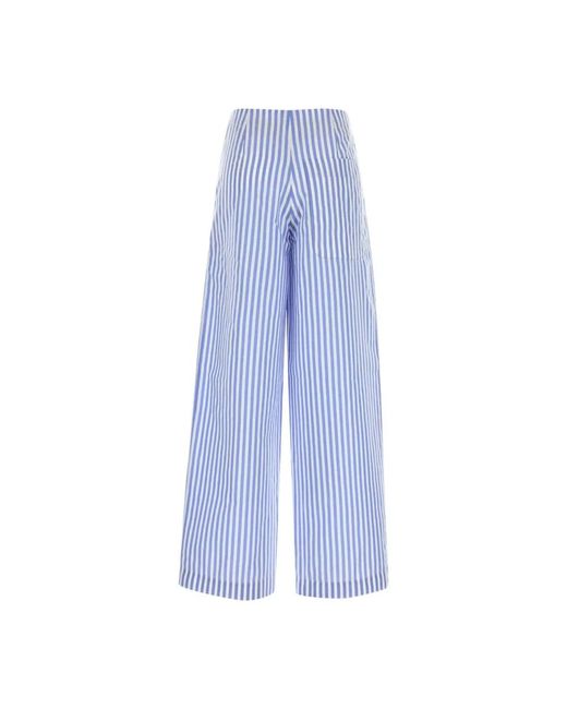 Philosophy Di Lorenzo Serafini Blue Wide Trousers