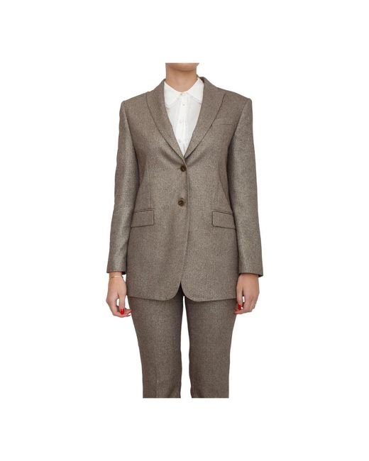 Twinset Blazer Marrone in het Brown