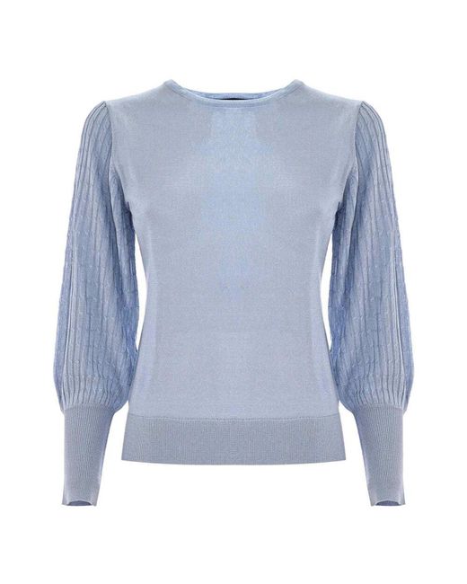 Kocca Blue Bischofsärmel strickpullover