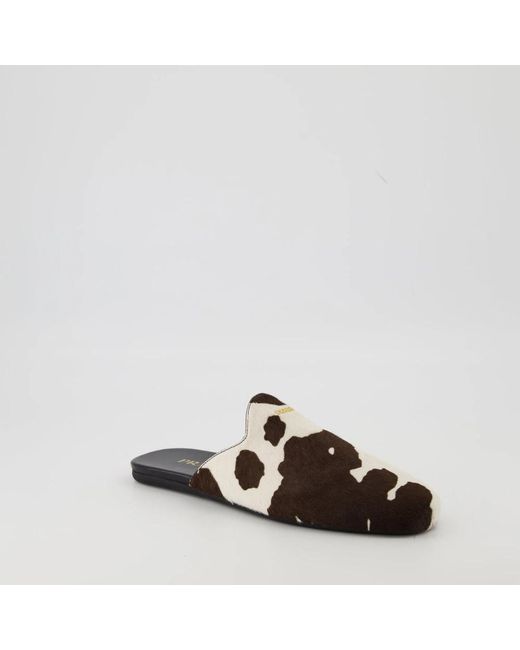 Prada Brown Mules