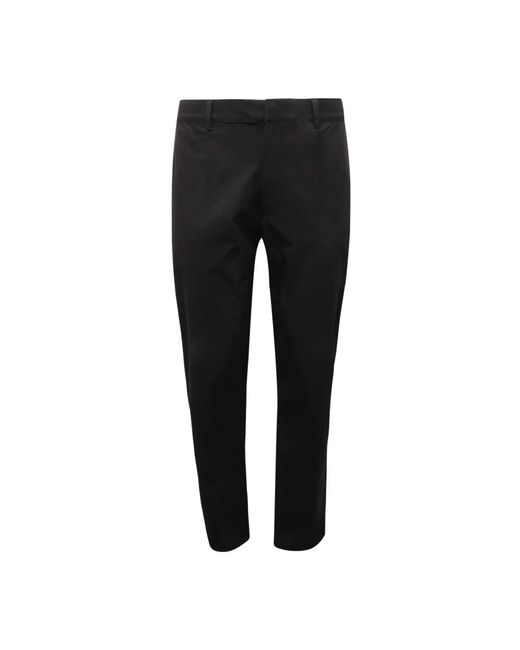 Armani Black Slim-Fit Trousers for men