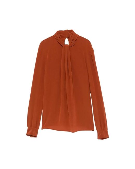 Blouses Saint Laurent de color Brown