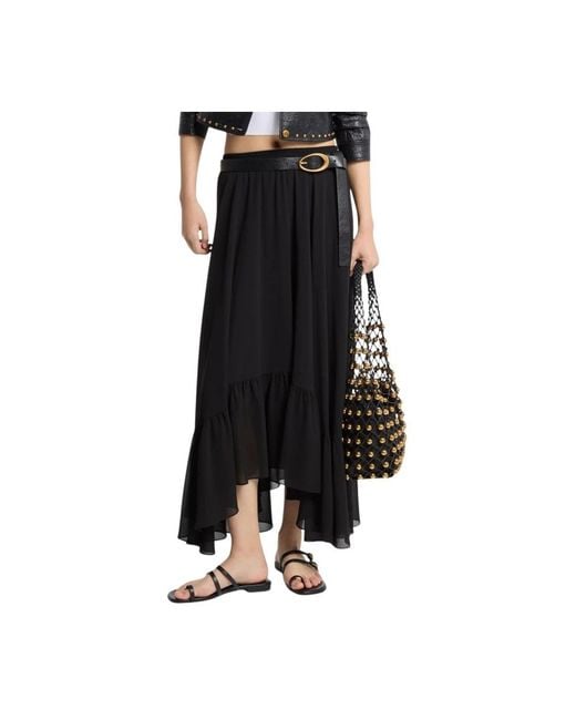 Michael Kors Black Midi Skirts