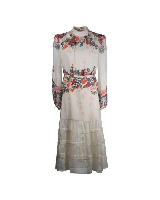 Saloni Gray Midi Dresses