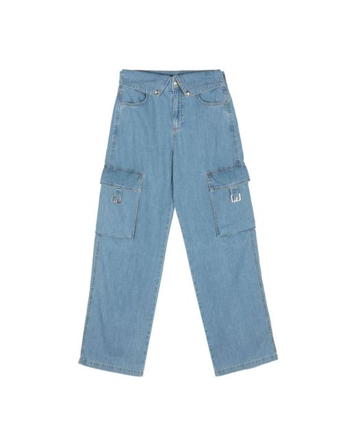 Liu Jo Blue Loose-Fit Jeans