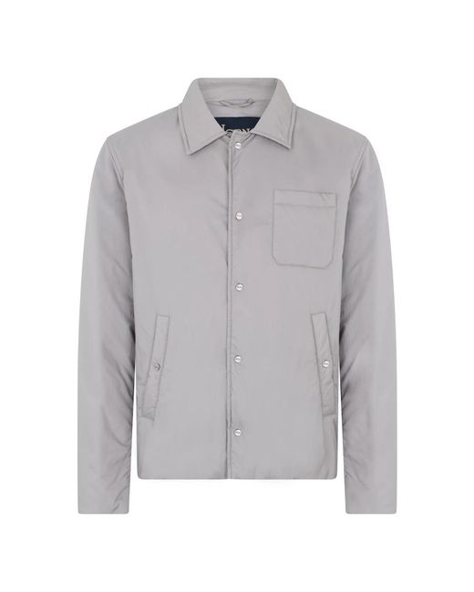 Herno Gray Light Jackets for men