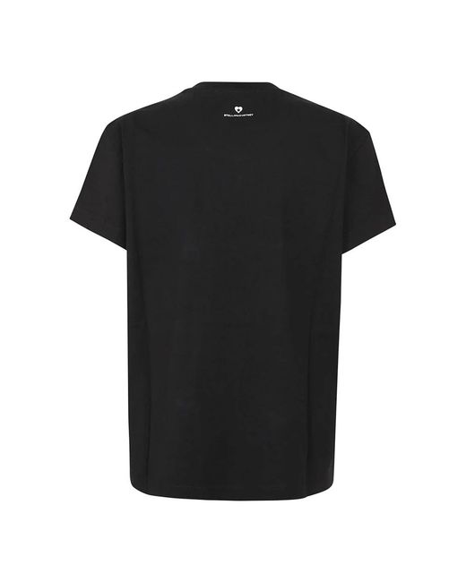 Stella McCartney Black Lovestruck Logo Cotton T-Shirt