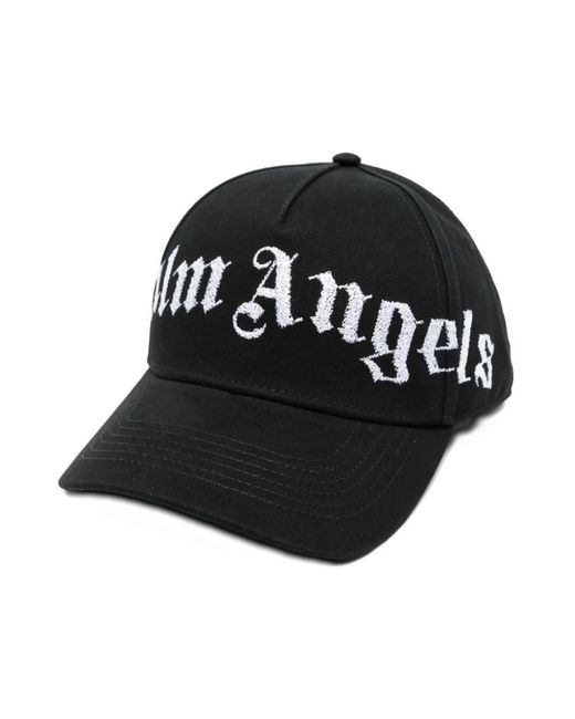 Caps di Palm Angels in Black da Uomo