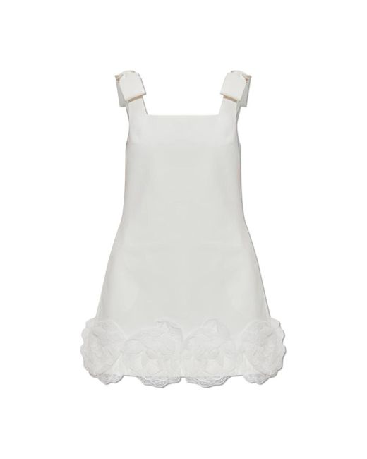 Self-Portrait White Short Dresses