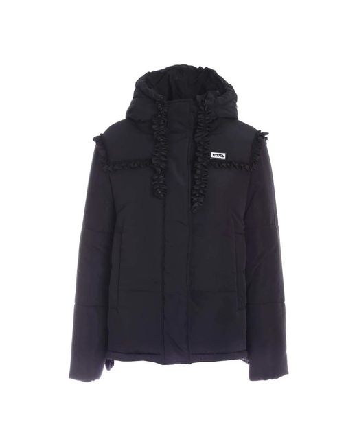 Vivetta Blue Winter Jackets