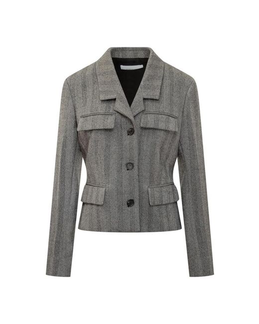 Ferragamo Gray Blazers