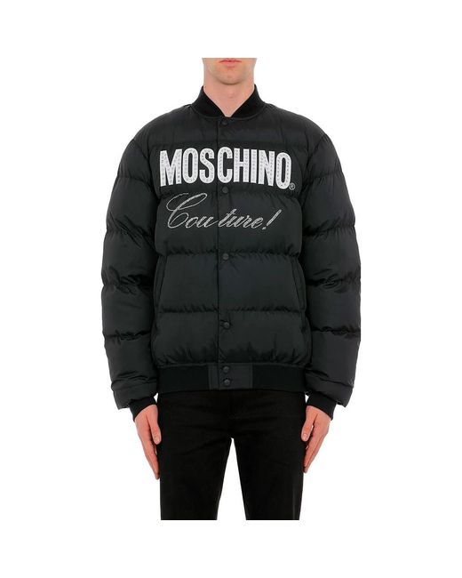Moschino Blue Down Jackets for men