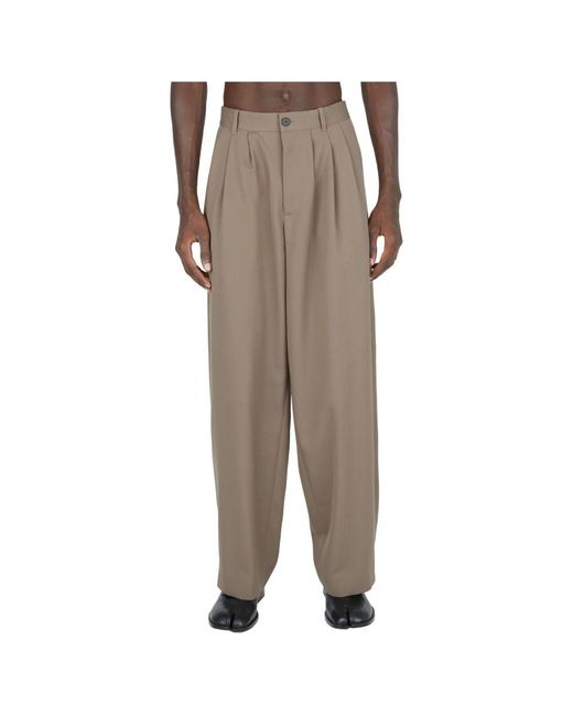 The Row Gray Wide Trousers for men