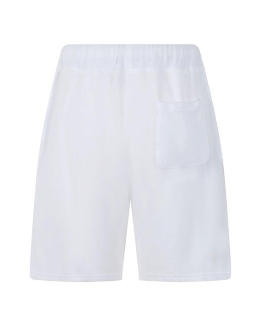 Fedeli White Casual Shorts for men